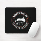 BBQ Dad Funny Roken Vlees Roker Barbecue Dad App Muismat (Met muis)