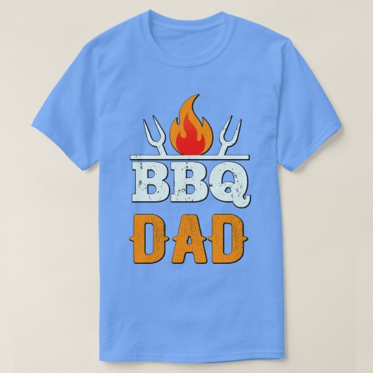 BBQ Dad Grilling Father Barbecue Fun T-shirt (Design voorkant)
