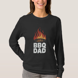 BBQ Dad Pun Rookvlees Design over het roken van vl T-shirt