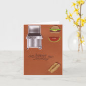 BBQ de Kaart van de Verjaardag (Gele Bloem)