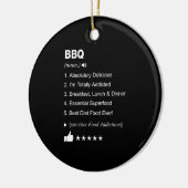 BBQ Definition Betekenis grappig Keramisch Ornament (Links)