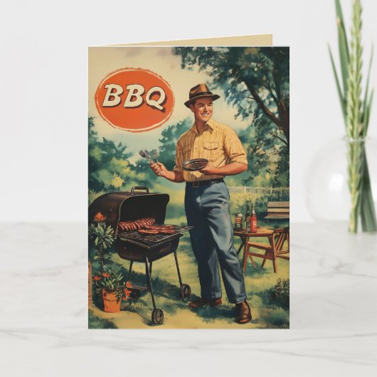  BBQ Delight: Classic Backyard Cookout Scen (Voorkant)