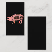 BBQ Diagram Filipino varkensvlees Visitekaartje (Voorkant / Achterkant)