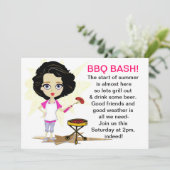 BBQ Diva Uitnodiging (Staand voorkant)