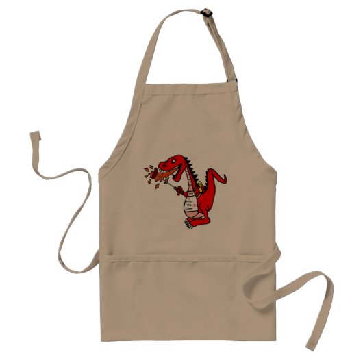BBQ Dragon Apron Standaard Schort (Voorkant)