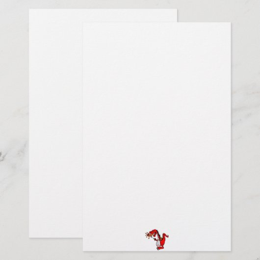 BBQ Dragon Stationery Briefpapier (Voorkant / Achterkant)