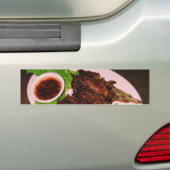 BBQ Duck Beaks ... Thai Asian Street Food Bumpersticker (Op auto)