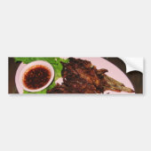 BBQ Duck Beaks ... Thai Asian Street Food Bumpersticker (Voorkant)