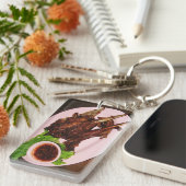 BBQ Duck Beaks ... Thai Asian Street Food Sleutelhanger (Voorkant Rechts)