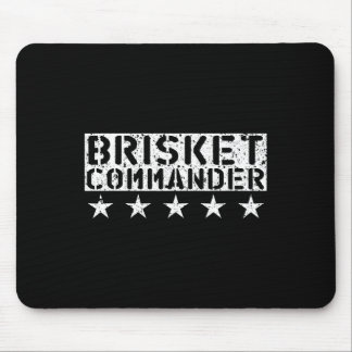 [bbq Dude] Brisket Commander Bbq Shirt  Muismat