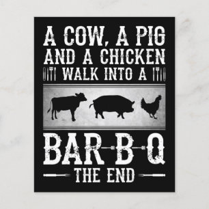 BBQ Een Koe A-varken en een kippendraait in de B Flyer
