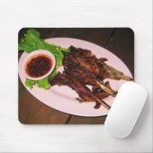 BBQ Eendenbekken ... Thaise Aziatische Straatvoeds Muismat (Met muis)