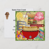 BBQ - Einde van het jaar feest! SRF Kaart (Voorkant / Achterkant)