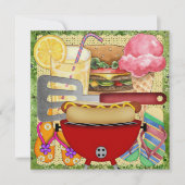 BBQ - Einde van het jaar feest! SRF Kaart (Voorkant)