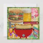 BBQ en bier - 4 juli! SRF Kaart (Voorkant)