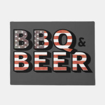 BBQ- en bierkleur  US-vlag