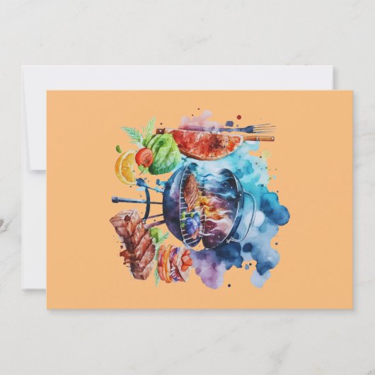 BBQ en grill Kaart (Voorkant)