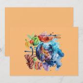 BBQ en grill Kaart (Voorkant / Achterkant)