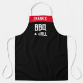 BBQ en Grill personaliseren | Jouw naam Chef Schort (Voorkant)