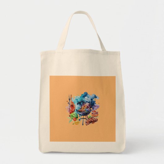 BBQ en grill Tote Bag (Voorkant)