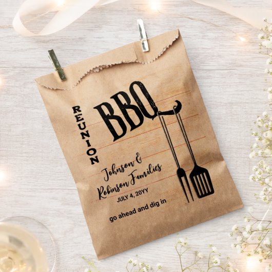 BBQ Familiereünie Bedankzakje (Geknipt)