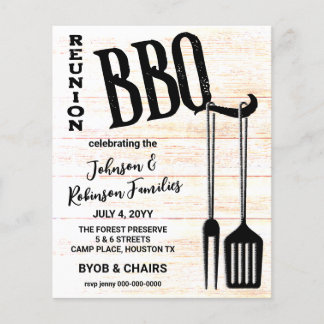 BBQ Familiereünie Flyer