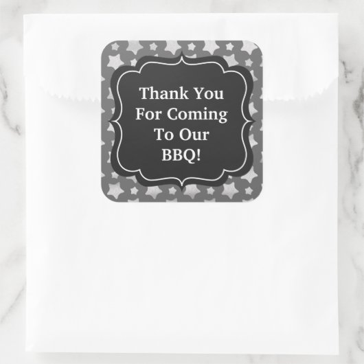 BBQ Faux Chaulk board sticker (Tas)