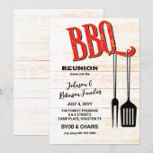 BBQ-feest Kaart (Voorkant / Achterkant)