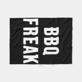 BBQ Freak 1 Fleece Deken (Voorkant (Horizontaal))