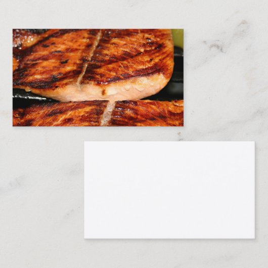 BBQ Gegrilde Catering Visitekaartje (Voorkant / Achterkant)