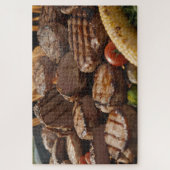 BBQ Gegrilde Steak Legpuzzel (Verticaal)
