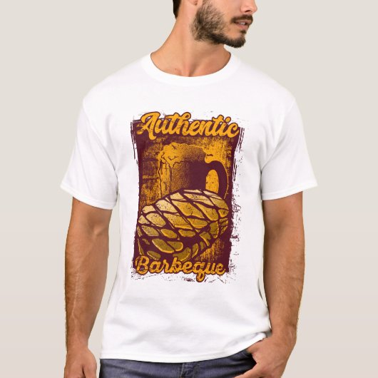 BBQ geïllustreerd t-shirt (Voorkant)