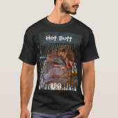BBQ Gerookte Varkensschouder Vlees T-shirt (Voorkant)