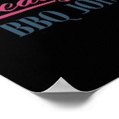 Bbq-gewricht van Freddy Poster (Hoek)