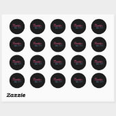 Bbq-gewricht van Freddy Ronde Sticker (Vel)