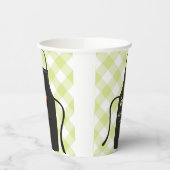 Bbq Gingham Baby shower Papieren Bekers (Links)