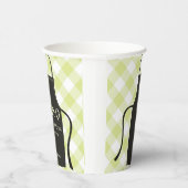 Bbq Gingham Baby shower Papieren Bekers (Rechts)