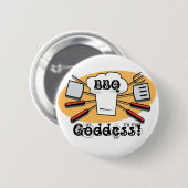 BBQ Goddess Ronde Button 5,7 Cm (Voorkant /achterkant)