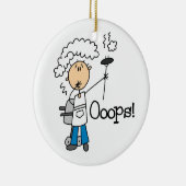 BBQ Gone Bad Keramisch Ornament (Rechts)