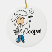 BBQ Gone Bad Keramisch Ornament (Voorkant)