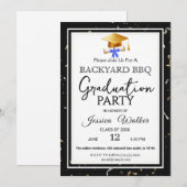 BBQ Graduation Party Invitation Kaart (Voorkant / Achterkant)