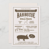 BBQ Graduation Party of Any Celebration Party Kaart (Voorkant / Achterkant)