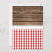 BBQ Graduation Party uitnodiging (Achterkant)