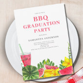 BBQ Graduation Party uitnodiging