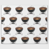 BBQ Grill Cadeaupapier (Vlak)