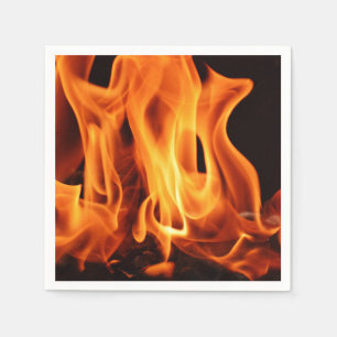 BBQ Grill Cookout Flames Servet