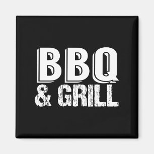 Bbq-grill koken enthousiast zomer magneet
