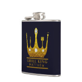 BBQ Grill Koning Kroon Marine Maak Je Eigen  Heupfles (Links)