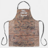 BBQ Grill Master  Red Black Brick Wall Mannen Schort (Voorkant)