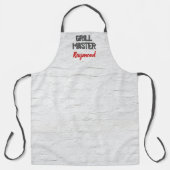 BBQ Grill Master Rustic White Brick Wall Mannen Schort (Voorkant)